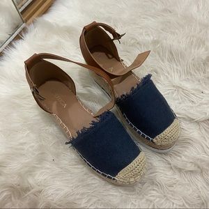Nautica size 6.5 platform espadrilles